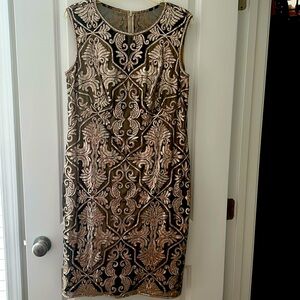 Tadashi Shoji Sequin Cocktail Dress